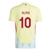 Spania Dani Olmo 10 Borte EM 2024 - Herre Fotballdrakt